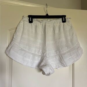 Free People Women's White Shorts